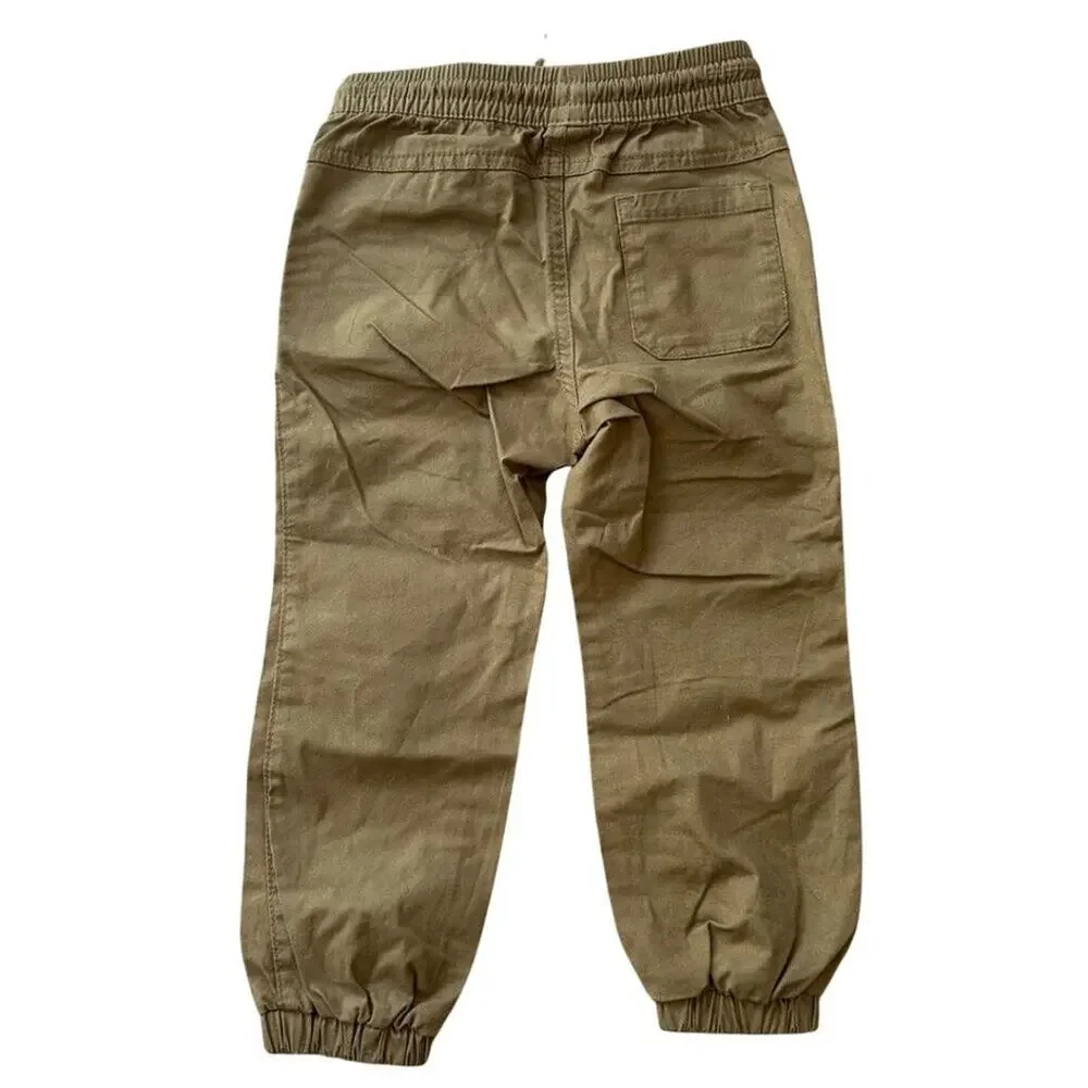 Old Navy Pull Up Jogger Pant Tan 3T